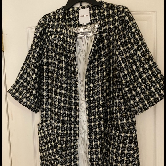 Walter Baker Tweed Coat - Picture 2 of 4